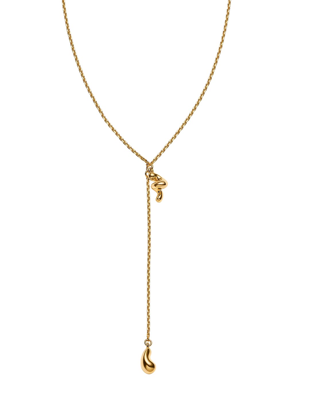 Whirl Necklace  - Yellow Gold